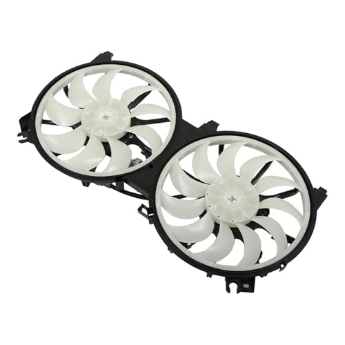 ANTUKO Dual Radiator Condenser Cooling Fan Assembly Replacement for 2007-2018 Altima Sedan/Coupe Maxima 12V 21481JA000 NI3115134 31555035000 620-453 - Image 3