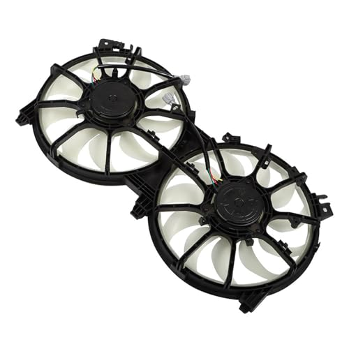 ANTUKO Dual Radiator Condenser Cooling Fan Assembly Replacement for 2007-2018 Altima Sedan/Coupe Maxima 12V 21481JA000 NI3115134 31555035000 620-453 - Image 5