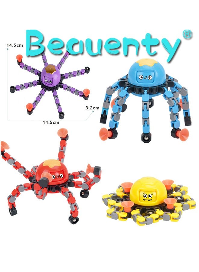 Beauenty 4PCS Transformable Fidget Spinners - Image 2