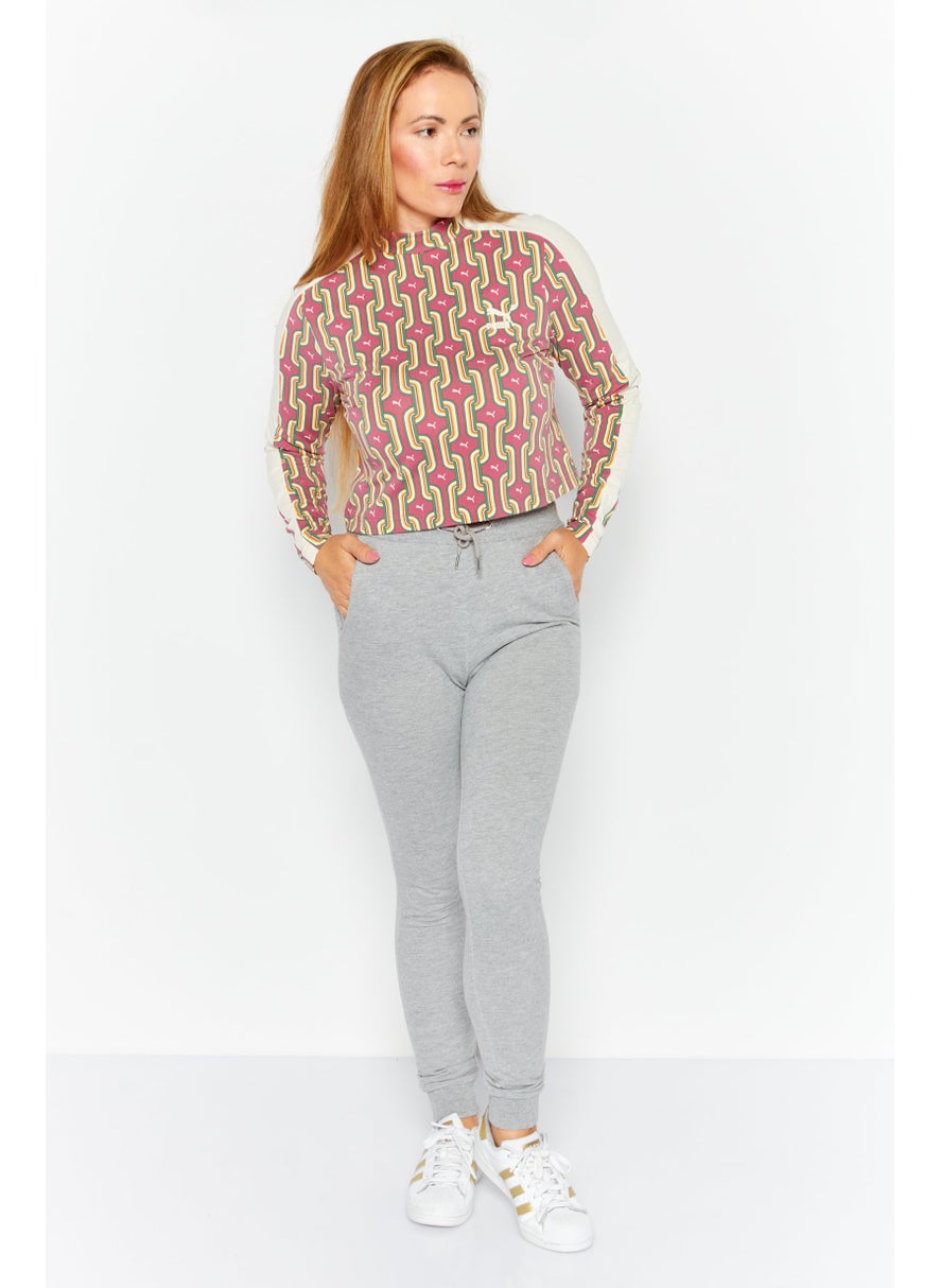 PUMA Women Sportswear Fit Long Sleeve Training Top, Cream Combo  - Image 2