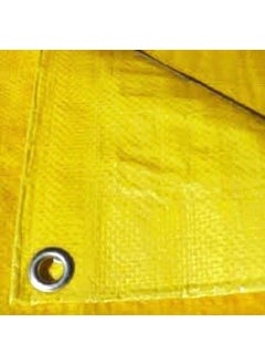 SR TRENDS SR Traders 12Ft X 12Ft Yellow Heavy Duty Tarpaulin Tirpal Tadpatri Tharpai Thadika Extra Strong Eyelets UV Resistant 100 Waterproof Virgin 6 Layer MLCL 3D Rib Technology1 No by SR Trends  - Image 2
