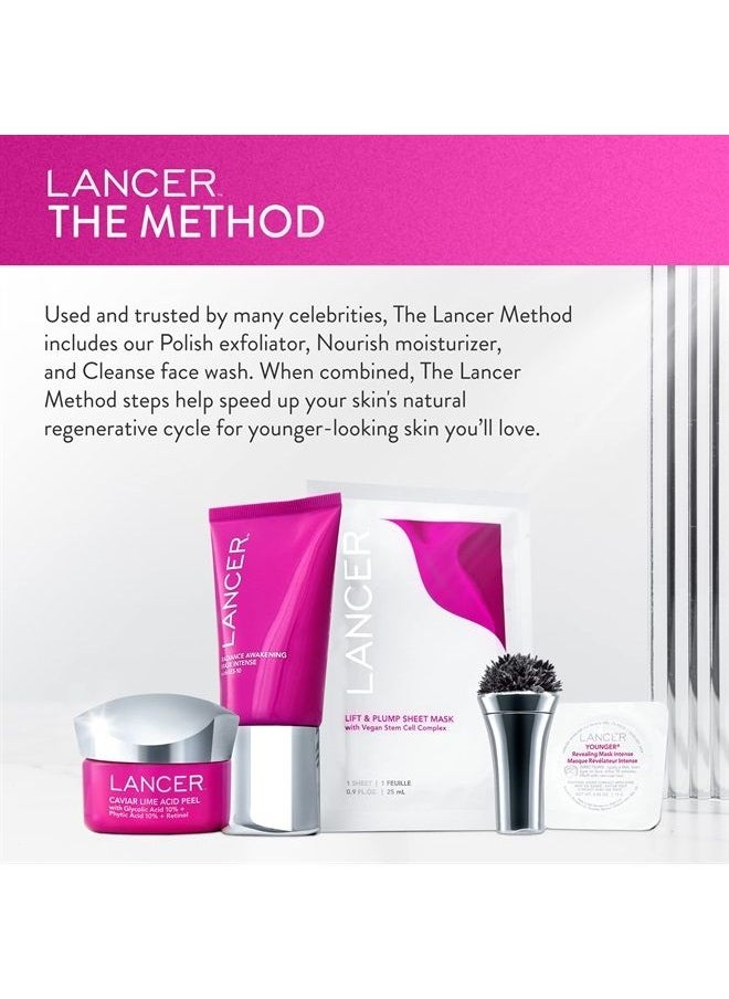 lancer Lancer Skincare Caviar Lime Acid Peel, Retinol Facial Chemical Peel with Brightening Glycolic Acid, 1.7 Fluid Ounces  - Image 3