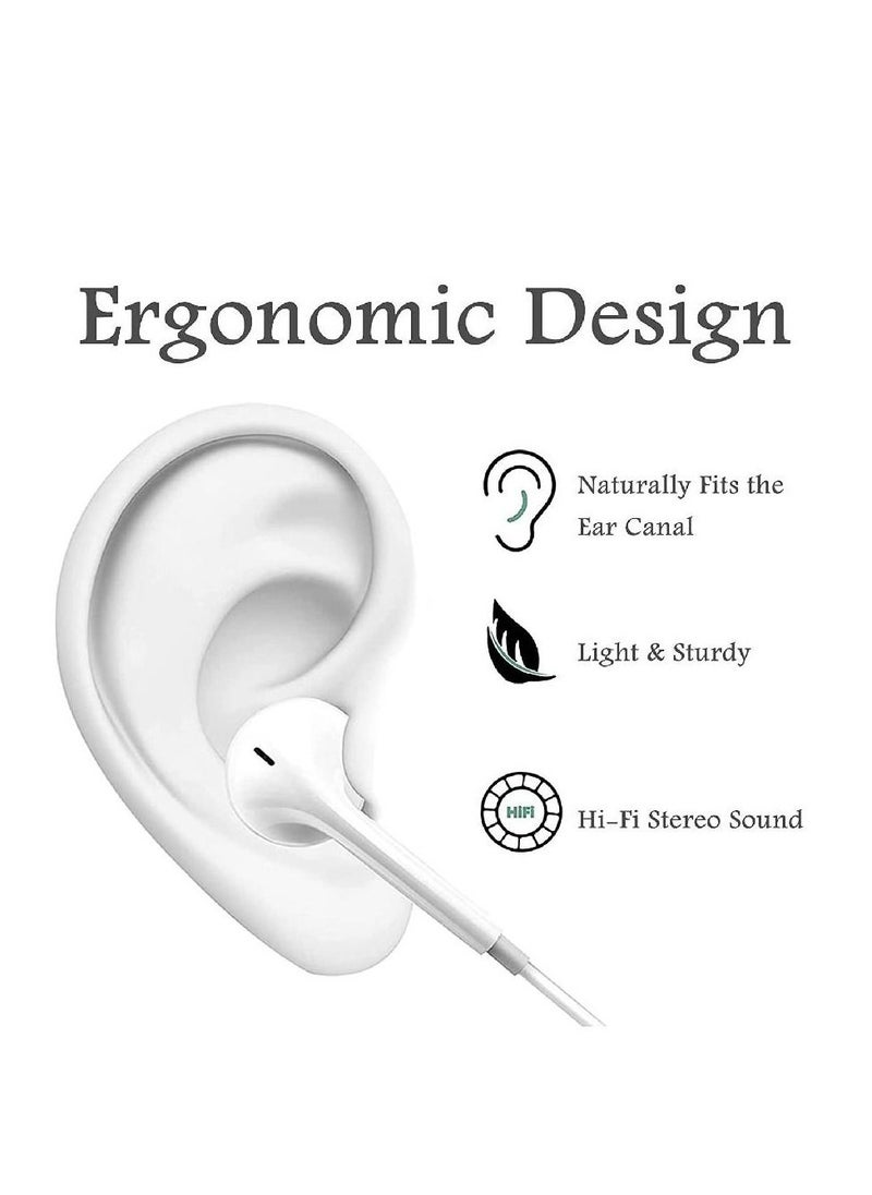 Generic Earbuds Lightning  Headphone Wired [Apple MFi Certified] in-Ear Stereo Noise Canceling Headset Compatible with iPhone  - Image 2
