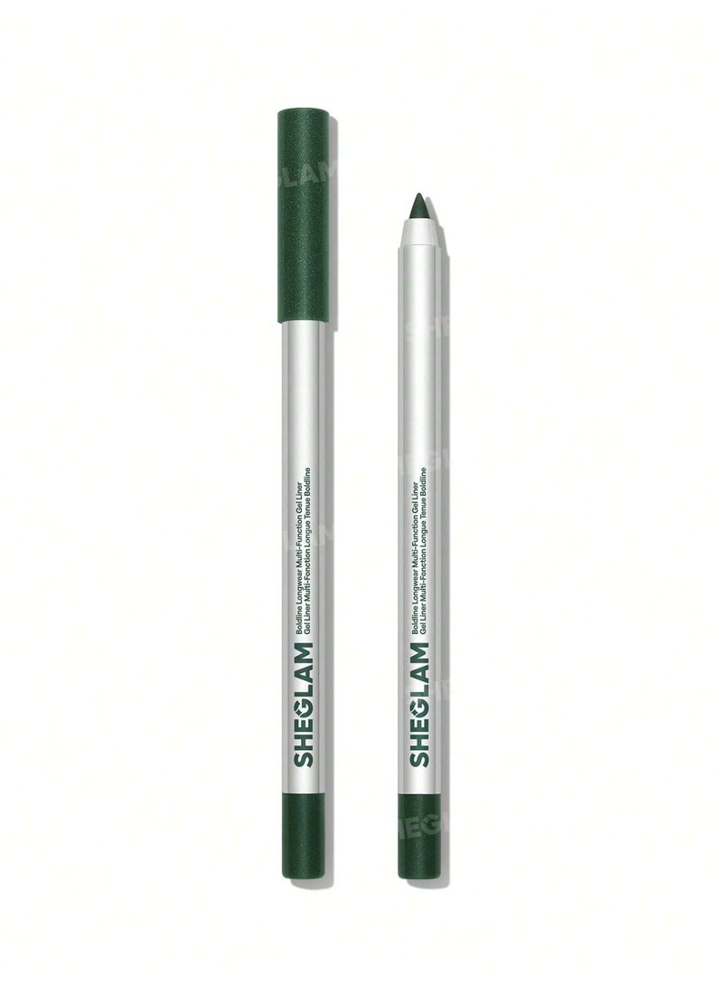شيجلام Boldline Longwear Multi-Function Gel Liner- Metallic Green - Image 1
