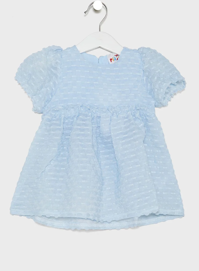 Pinata Girls Soild Bow Dress