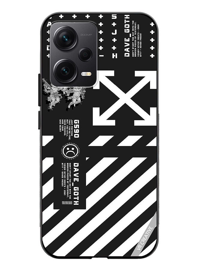 VR CREATIVE Protective Case Cover For Xiaomi Redmi Note 12 Discovery Dave Goth Logo Design Multicolour - Image 1