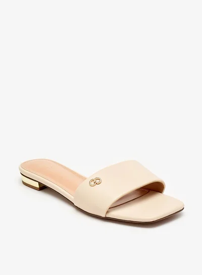 Celeste Women's Logo Embellished Slides