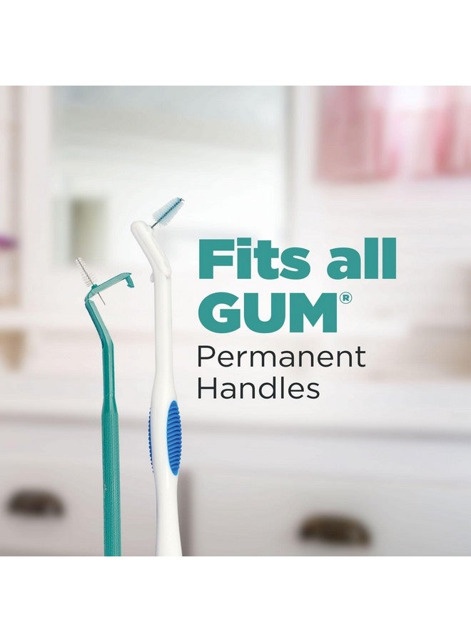 جم عبوات إعادة تعبئة فرشاة الأسنان GUM Proxabrush Go-Betweens - عريضة - متوافقة مع GUM بمقبض دائم - فرشاة بين الأسنان قابلة لإعادة الاستخدام - أعواد أسنان ناعمة الشعيرات، 16 قطعة - Image 5