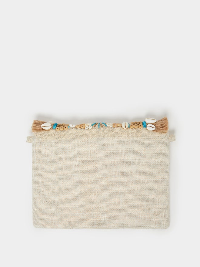 Styli Styli Embroidered Clutch with Detachable Strap  - Image 2