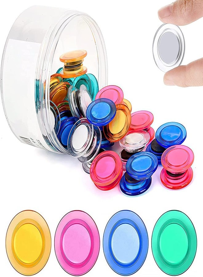 KRAFTMASTERS Multi-Purpose Heavy Duty Neodymium Refrigerator Magnets with Assorted ColorPerfect Fridge Magnets, Photo Magnets, Map Magnets, Whiteboard Magnets 30mm - Set of 10. - Image 2