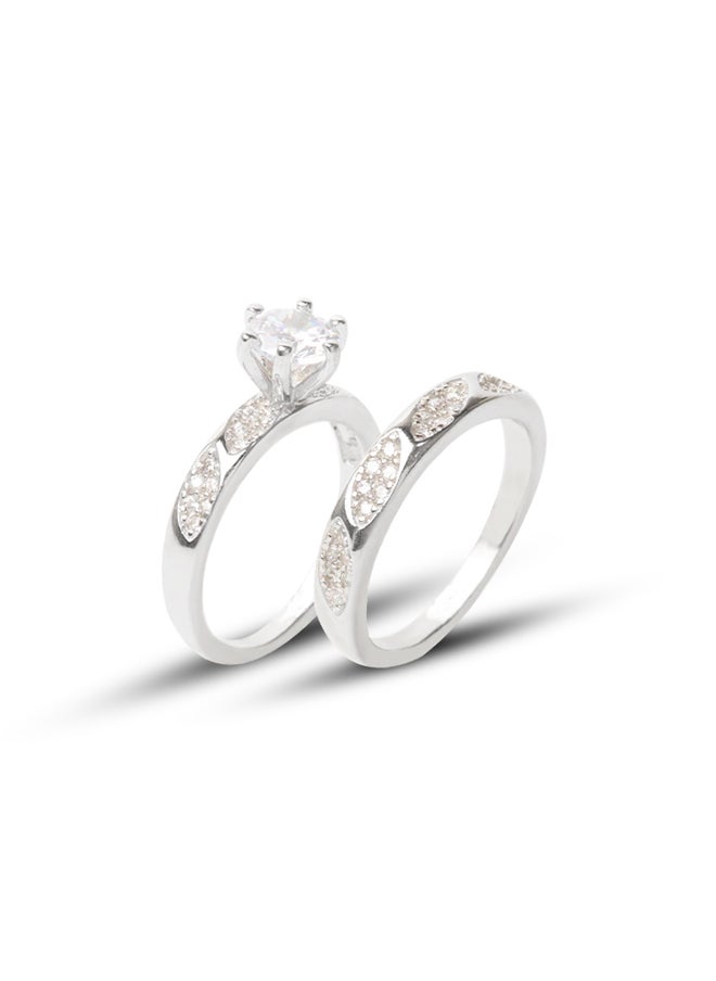 Silver Town - Silver Twins Ring - Image 1
