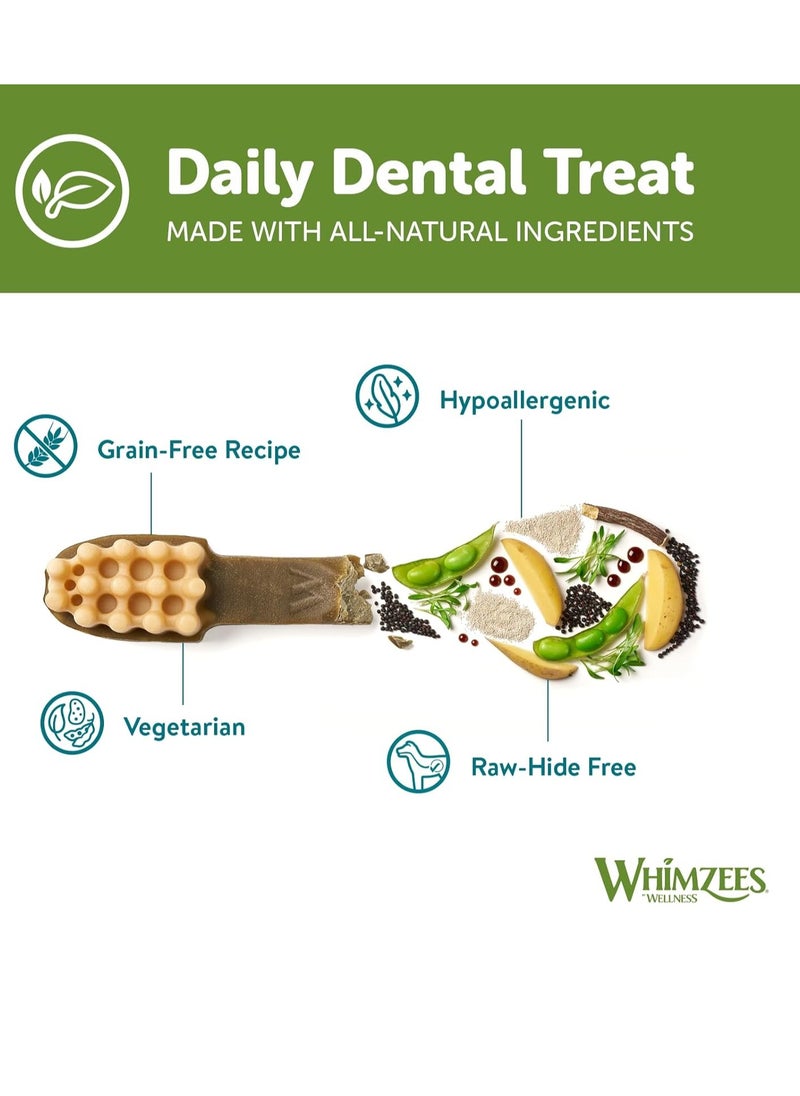 WHIMZEES By Wellness Variety Box Dental Mixed Shapes Size L 14 Pieces Natural and Grain Free Dog Chews Dog Dental Sticks for Large Breeds No Added Sugar  - Image 5