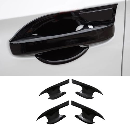 Eridanus Auto Accessories fit for Honda Accord 11th 20232024 Side Door Handle Bowl Frame Cover Trim Glossy Black ABS 4PCS - Image 1