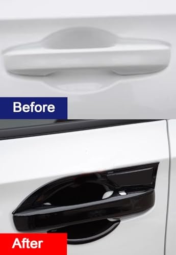 Eridanus Auto Accessories fit for Honda Accord 11th 20232024 Side Door Handle Bowl Frame Cover Trim Glossy Black ABS 4PCS - Image 3