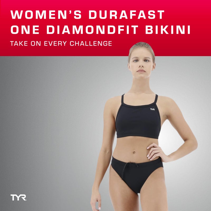 TYR Durafast One Diamondfit Bikini Swimsuit for Women - Athletic Training and Competition Swimwear Set - Resists Chlorine - Image 2