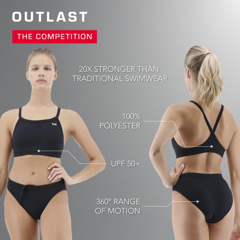 TYR Durafast One Diamondfit Bikini Swimsuit for Women - Athletic Training and Competition Swimwear Set - Resists Chlorine - Image 5