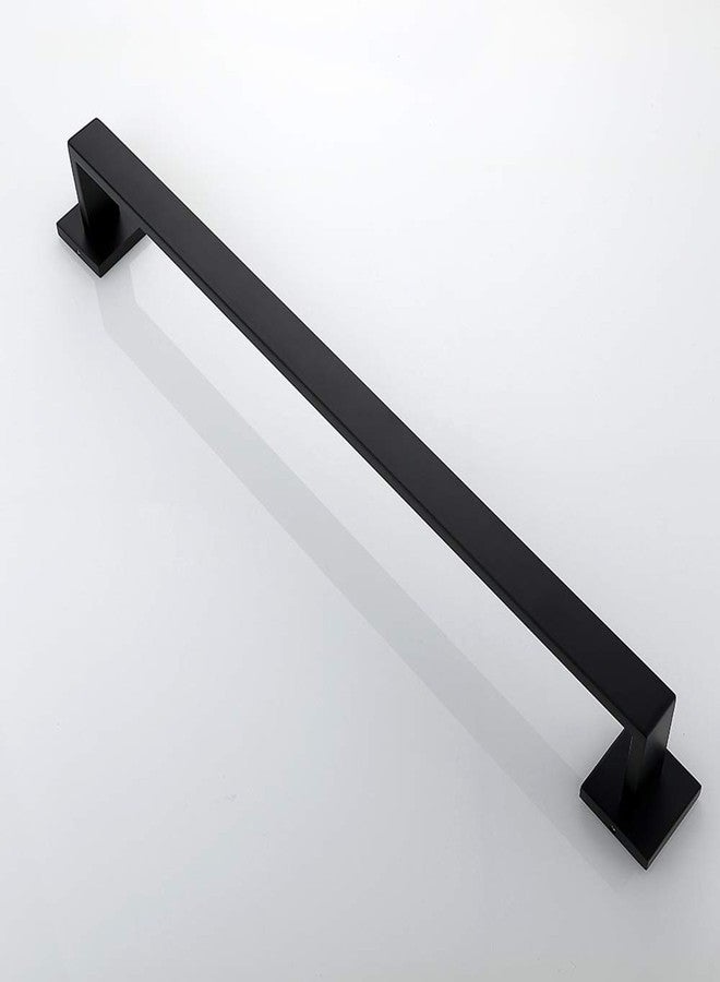 TASTOS 23.6 Inch Black Single Towel Bar Rack, SUS 304 Stainless Steel Bathroom Towel Bar Heavy Duty Towel Holder Kitchen Towel Rod, Wall Mount with Screws Towel Bar Rod Matte Black Finish - Image 5