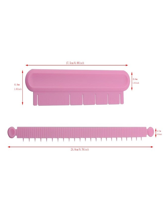 DGBRSM Pink Flip Cake Arc Ruler Decorative Marker Divider Auxiliary DIY Cake Framing Tool Cake Arc Framing Aid - Image 2