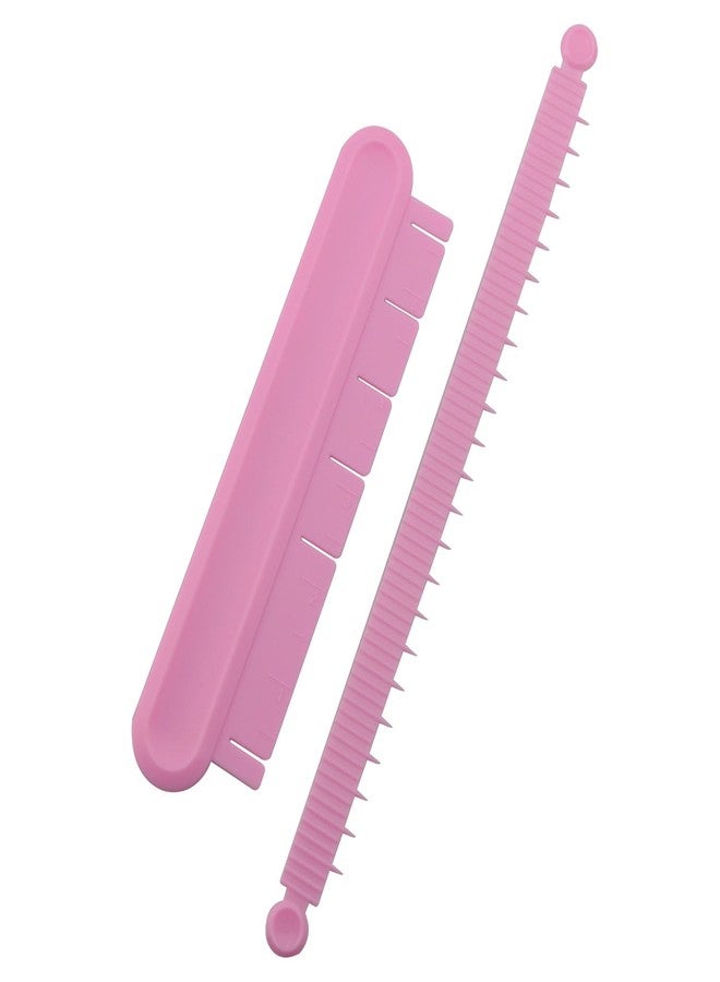 DGBRSM Pink Flip Cake Arc Ruler Decorative Marker Divider Auxiliary DIY Cake Framing Tool Cake Arc Framing Aid - Image 3