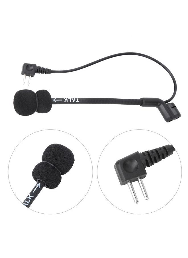 Outdoor Portable Microphone 2-Pin for Comtac Series Noise Reduction Headset Hunting Z014