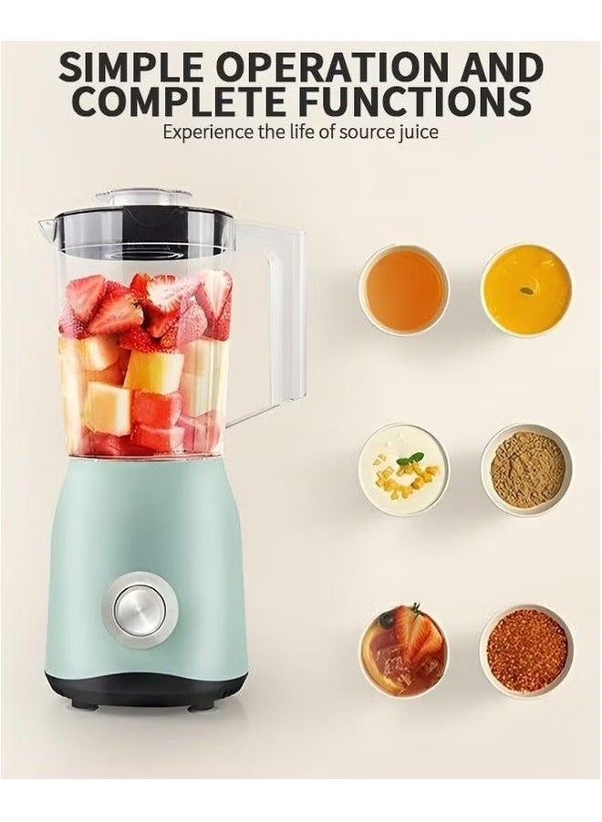 خلاطات الحجم الشخصي,خلاط النبض الكهربائي الكلاسيكي الرجعي,1.5 لتر + 500 مل من الزجاج,قوة عالية 1500 واط تسحق وتسحق مكعبات الجليد,مزيج سموتي,سحق الجليد,هزات,, - Image 3