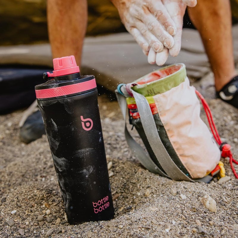 bottle bottle 26 oz Insulated Shaker Bottle Insulated Water Bottle with Shaker Ball Reusable Stainless Steel Water Bottle for Men and Women Protein Shaker Bottles for Gym Water Bottle black - Image 5
