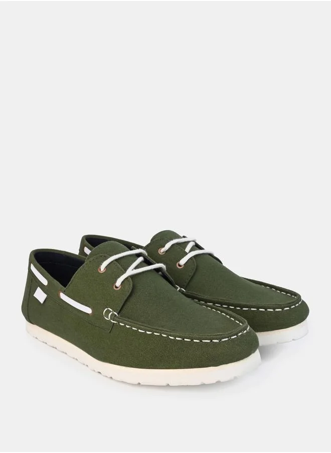 Styli Authentic Dockside Lace Up Boat Shoes