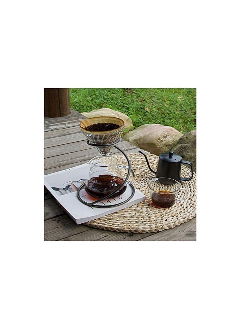 هومستر حامل فلتر القهوة المختصة لتقطير v60 لجميع اباريق التقطير الزجاج - Image 4