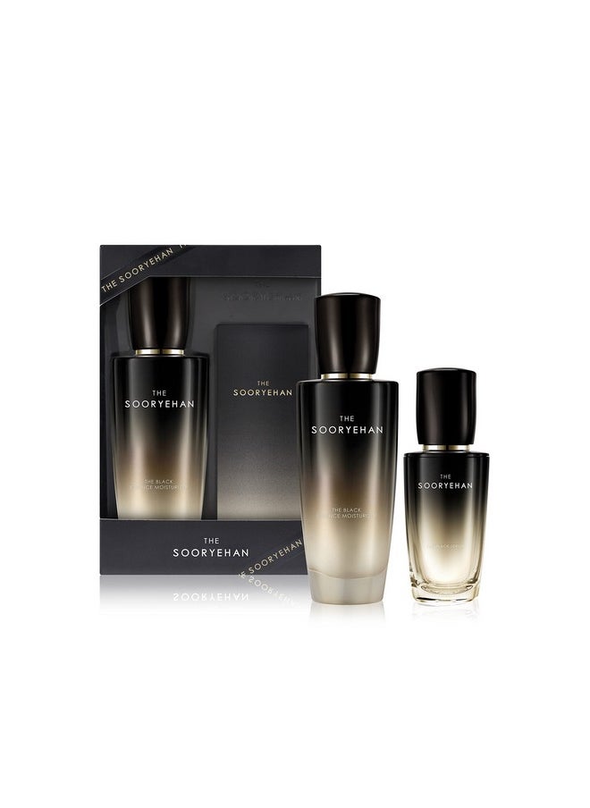 Sooryehan - Ooryehan The Black Skincare Set Korean Skincare Gift Set Luxury Premium Highend Advanced Next Generation Bio Moisturizer & Serum (160Ml / 5.41 Fl Oz) By Lg Beauty - Image 1