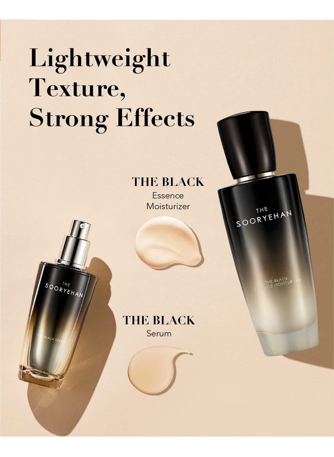 Sooryehan - Ooryehan The Black Skincare Set Korean Skincare Gift Set Luxury Premium Highend Advanced Next Generation Bio Moisturizer & Serum (160Ml / 5.41 Fl Oz) By Lg Beauty - Image 1