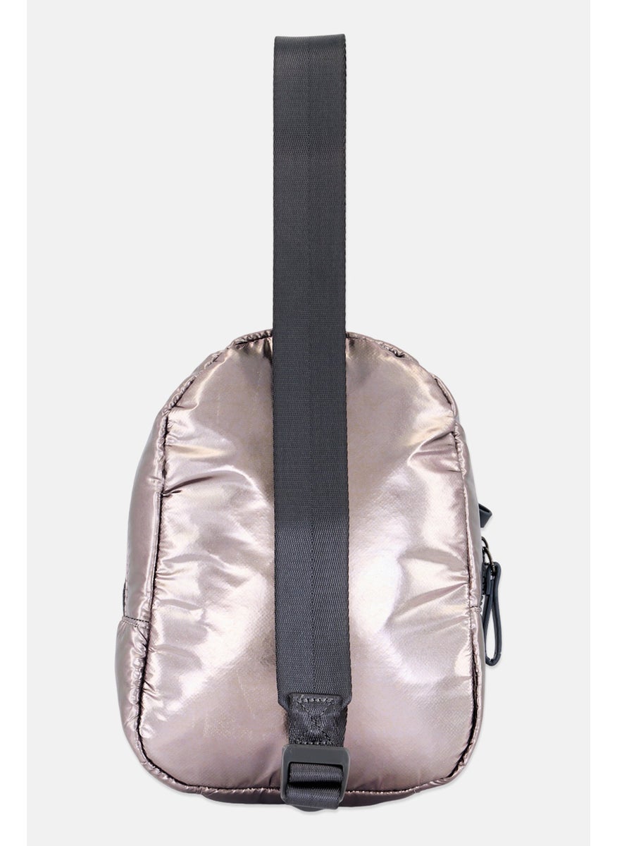 Danskin Women Lowry Sling Backpack 23 L x 24 H x 6 W cm, Gunmetal  - Image 3