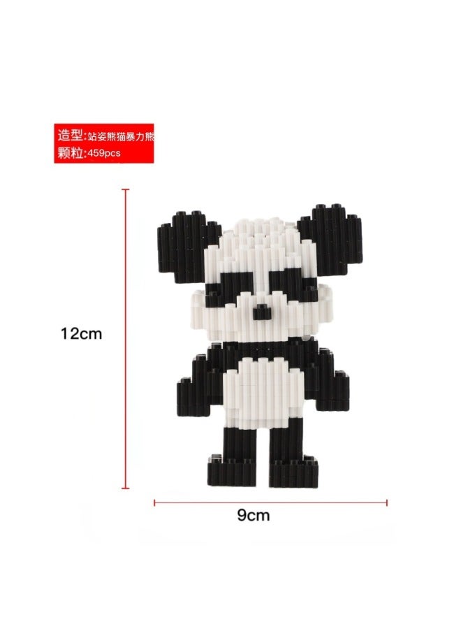 Children's Educational Three-dimensional Jigsaw Puzzle Cartoon Series Building Blocks Small Particles Assembled Girl Boy's Toy Educational Mosaic Gift - Image 1