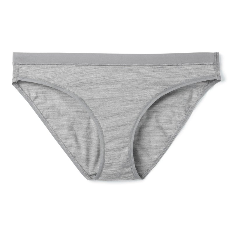 Smartwool Women's Merino Bikini Boxed. Breathable Merino Wool Jersey Underwear for Everyday - Light Gray Heather - Medium - Image 4
