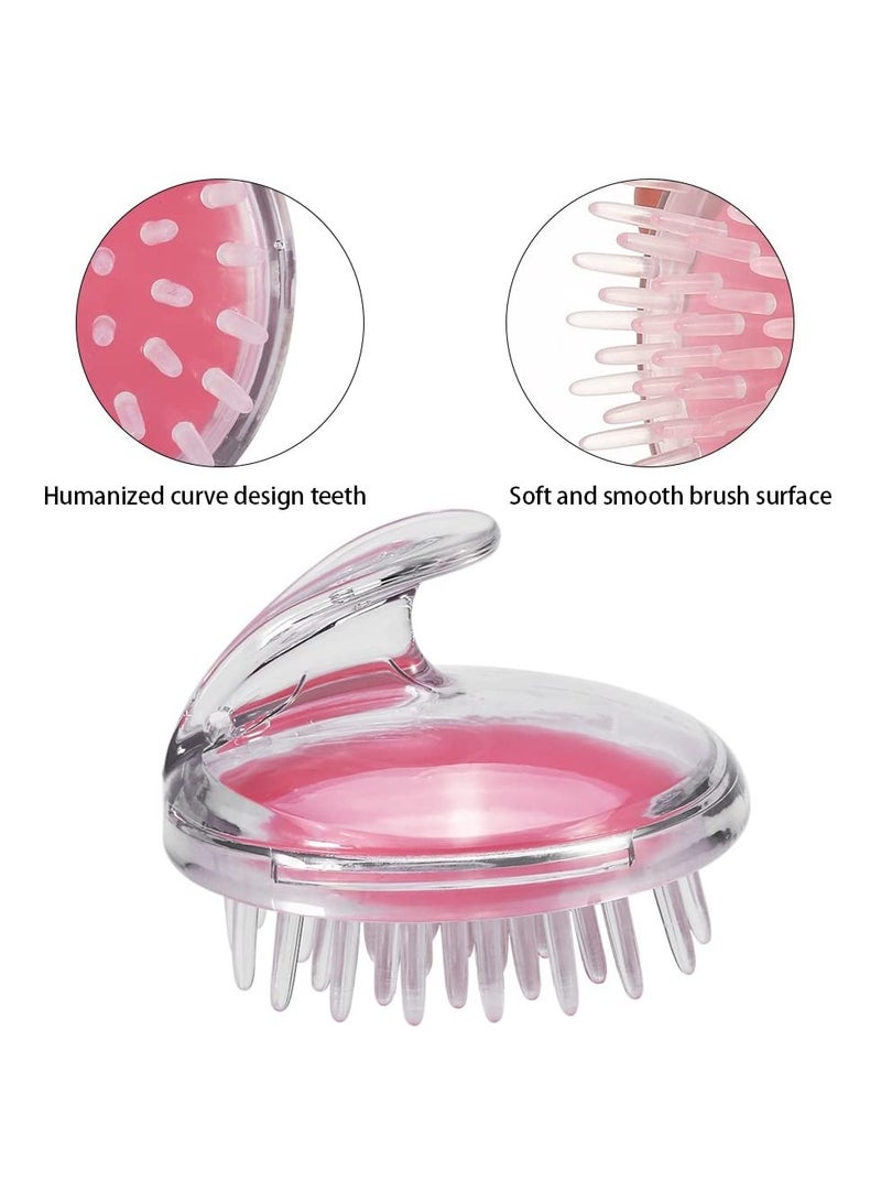 ORiTi مدلك فروة الرأس، فرشاة استحمام للعناية الصحية - وردي - Image 2