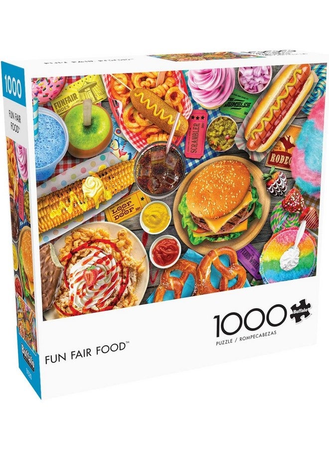 Buffalo Games - Lars Stewart - Fun Fair Food - 1000 Piece Jigsaw Puzzle For Adults -Challenging Puzzle Perfect for Game Nights - Finished Size is 26.75 x 19.75 - Image 1