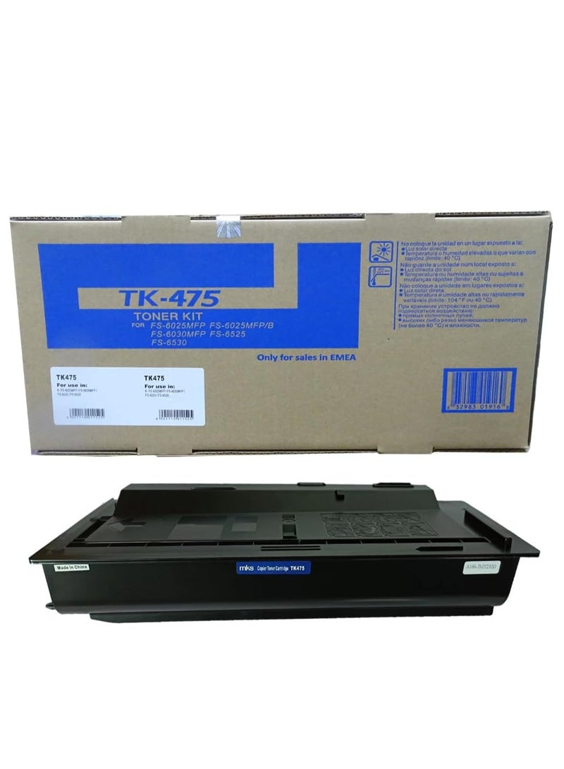 Mita / Kyocera TK-475 Toner Cartridge Compatible with Kyocera FS-6025MFP / FS6030MFP / FS6525MFP / FS6530MFP 