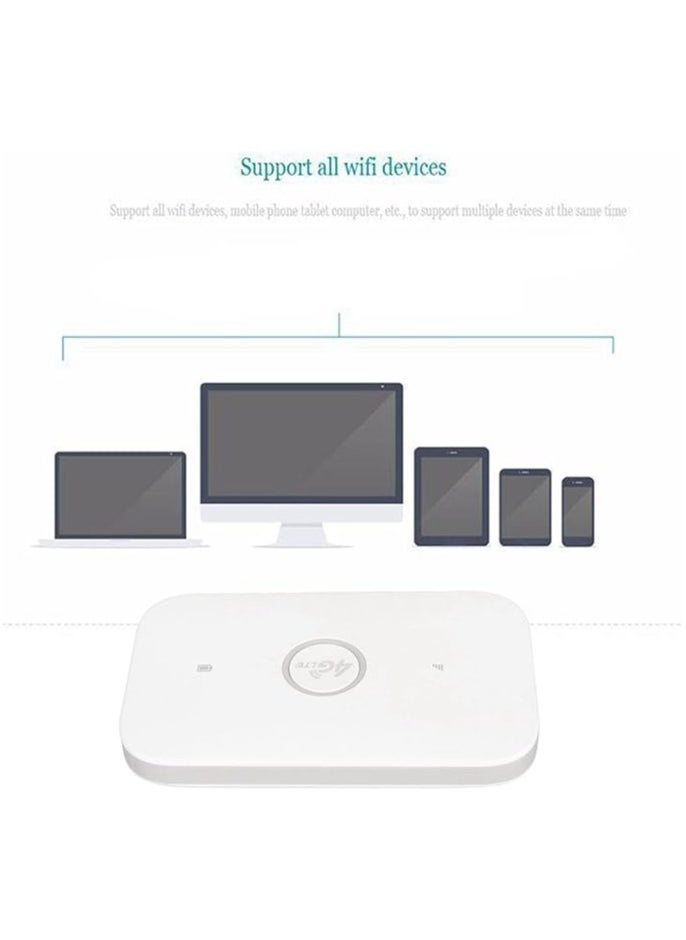 General - 4G LTE Mobile WiFi Hotspot with Support for 10 Devices Portable WiFi Router with SIM Card Slot, 2100mAh Battery, 150Mbps High-Speed WiFi Hotspot Device - Image 1
