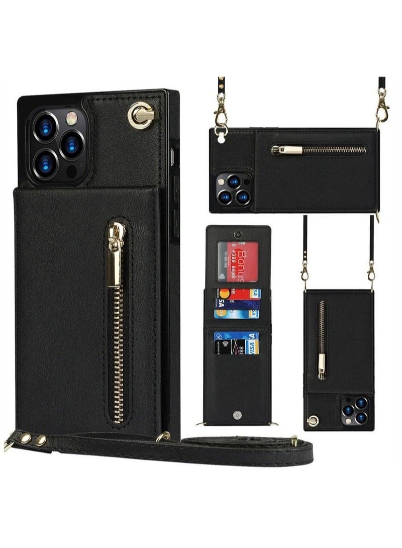Zippered stand holster protective case for iphone 11 pro black - Image 1