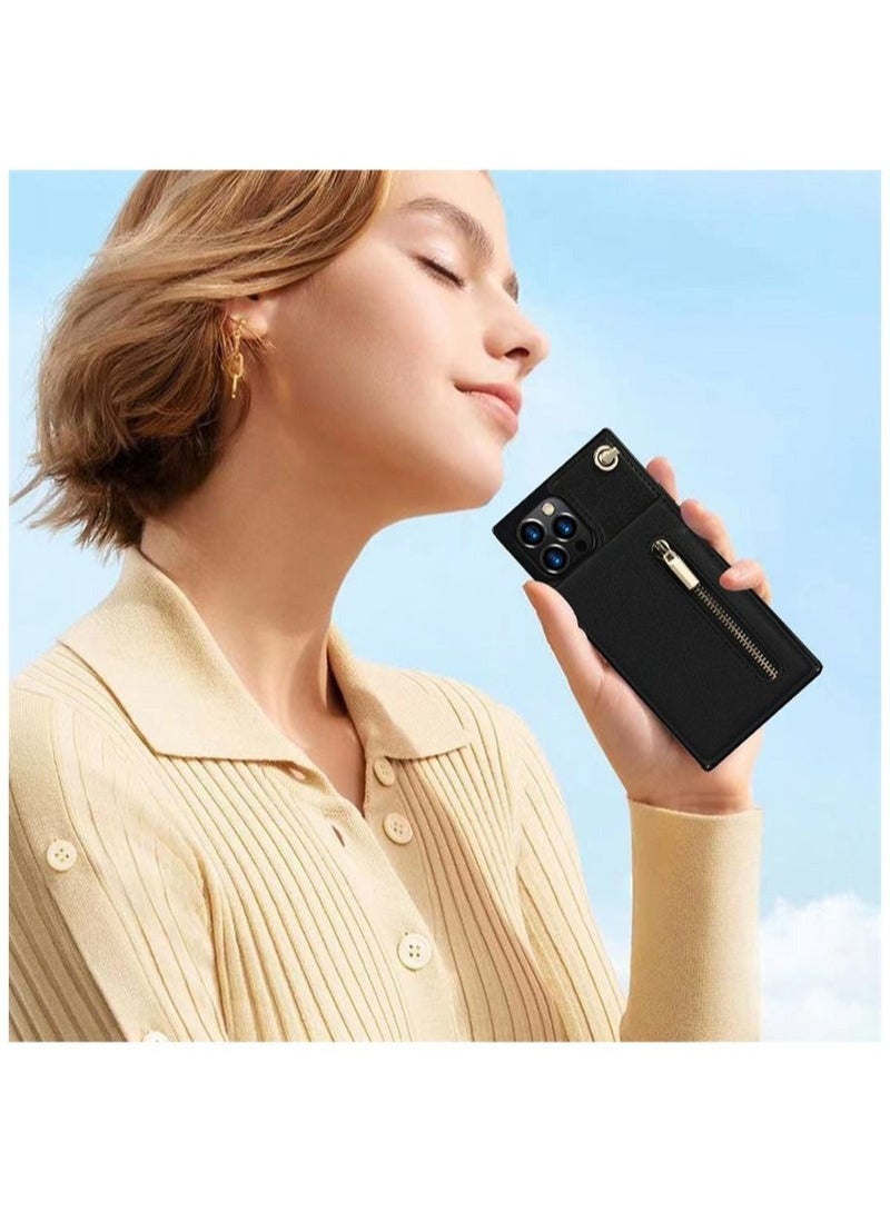 Zippered stand holster protective case for iphone 11 pro black - Image 4