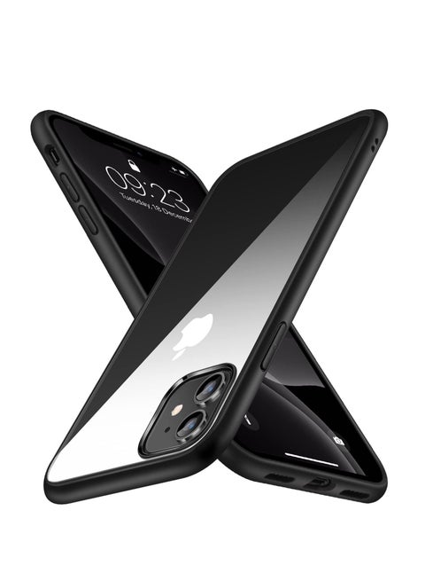 Compatible with iPhone 11 6.1-Inch CaseGrade Shockproof Anti-Yellowing, Slim Protective Phone Case Full Bumper Cover With Camera Lens Protective - Black