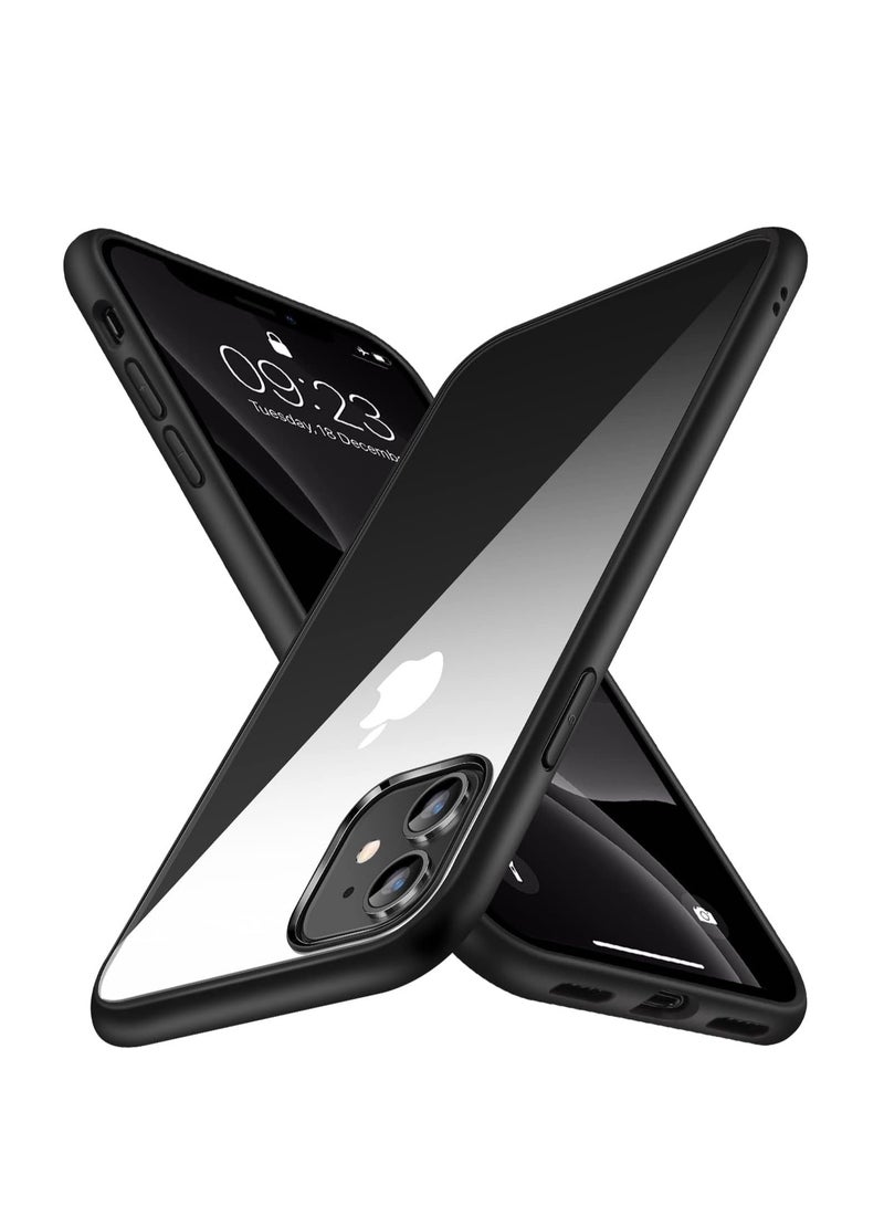 Compatible with iPhone 11 6.1-Inch CaseGrade Shockproof Anti-Yellowing, Slim Protective Phone Case Full Bumper Cover With Camera Lens Protective - Black - Image 1