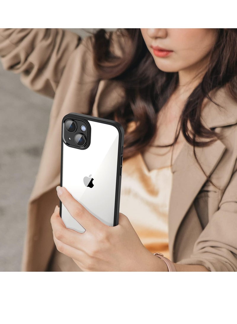 Compatible with iPhone 11 6.1-Inch CaseGrade Shockproof Anti-Yellowing, Slim Protective Phone Case Full Bumper Cover With Camera Lens Protective - Black - Image 2