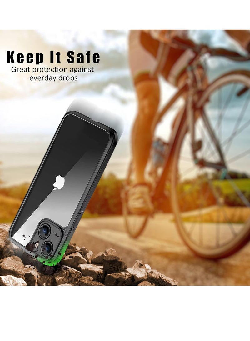 Compatible with iPhone 11 6.1-Inch CaseGrade Shockproof Anti-Yellowing, Slim Protective Phone Case Full Bumper Cover With Camera Lens Protective - Black - Image 3