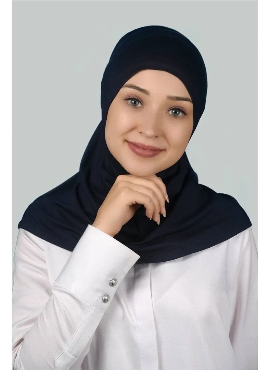 Altobeh Ready-made Hijab Practical Scarf Hijab Hijab - Prayer Cover - Navy Blue