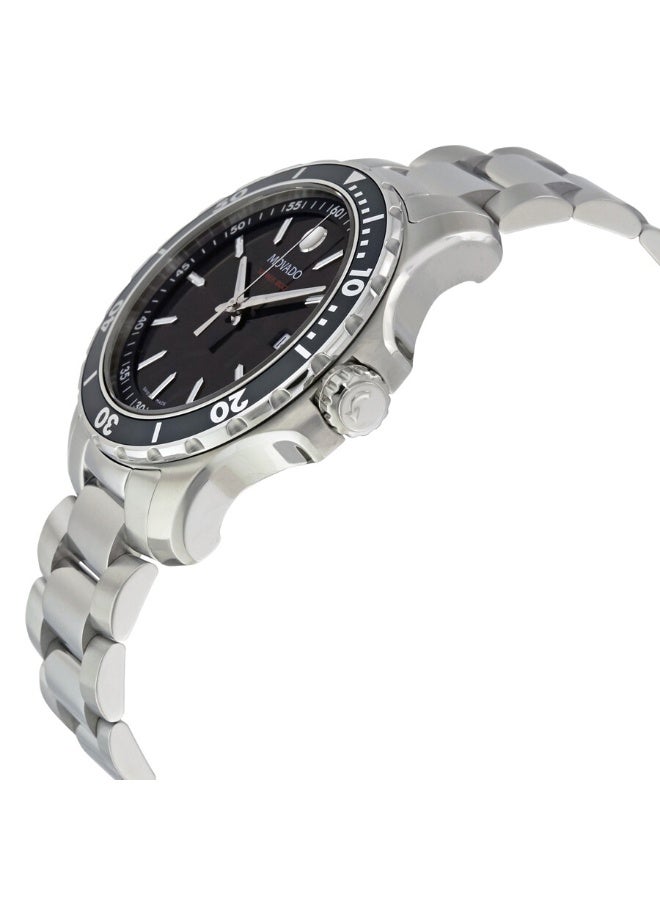 MOVADO BOLD Movado Series 800 Black Dial Stainless Steel Men's Watch - Image 2