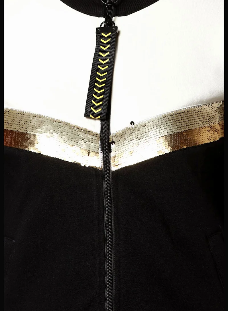 Campus Sutra Color Blocked Jacket