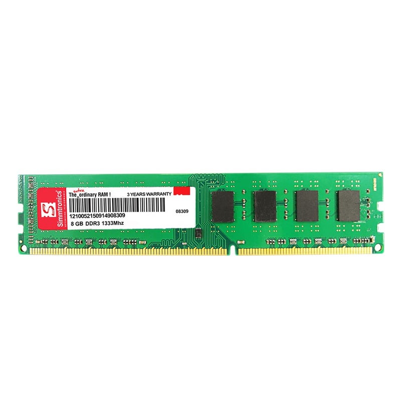 Simmtronics 8GB DDR3 1333 MHZ (10600) U-Dimm Desktop (8GB DDR3 Desktop) Ram with 3 Years Warranty - Image 4