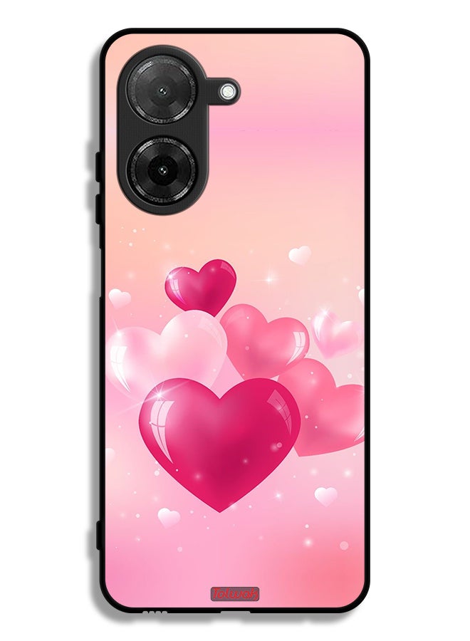 Tolwak Xiaomi Redmi A5 4G Protective Case Cover Beautiful Hearts Art - Image 1
