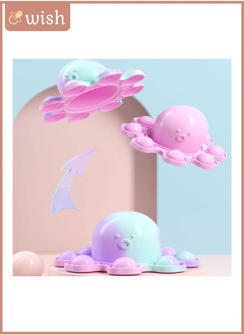 Wish - Double-Sided Flip Pop Toy, Reversible Push Bubble Simple Dimple Sensory Toy Mini Keychain Toys for Stress Relief - Image 1