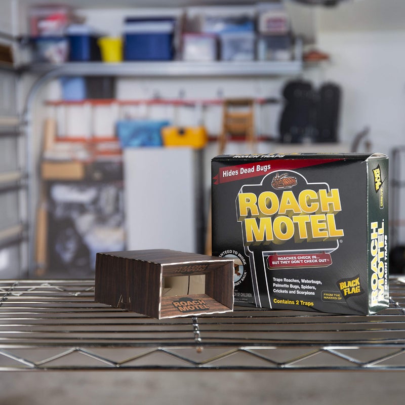 Black Flag Roach Motel Traps 2 Count, Contains No Pesticides, Hides Dead Bugs, 12 Pack - Image 5